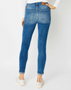 Hannah - High Rise Cuffed Skinny Judy Blue Jeans