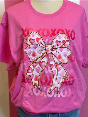 XOXO Heart Bow Tee