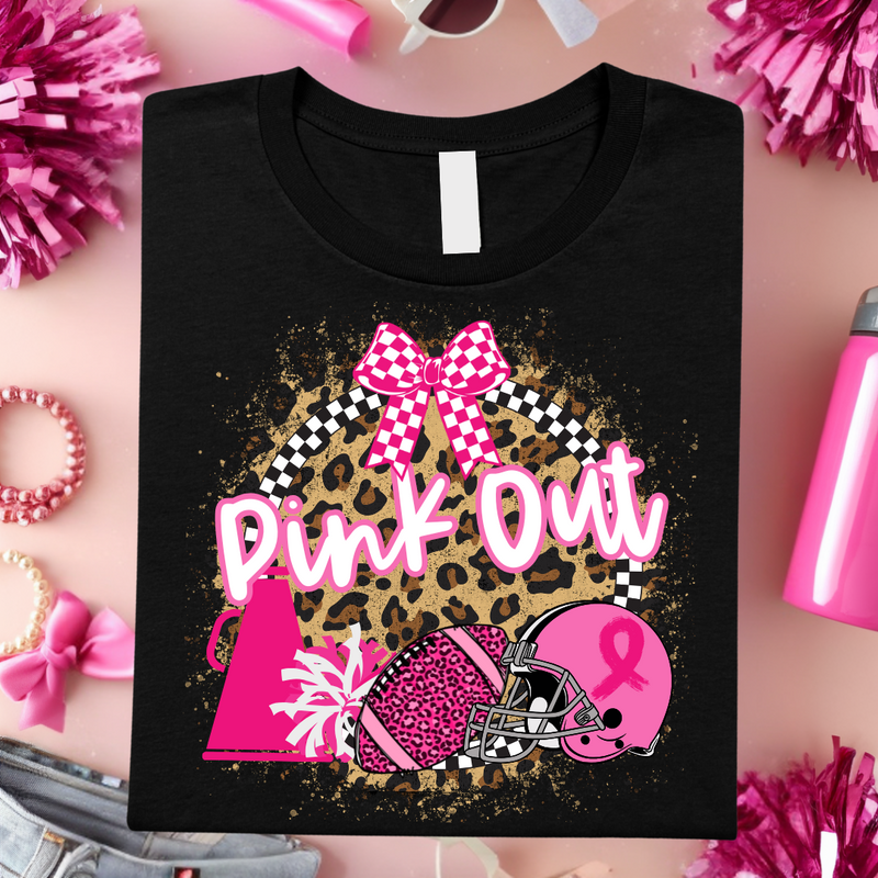Pink Out Collage Graphic Tee