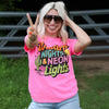Western Night & Neon Lights Graphic Tee