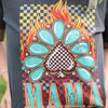 Flamin Mama Concho  Graphic Tee
