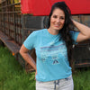Blue Aztec Thunderbird Graphic Tee