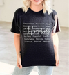 Homebody Script Graphite Tultex Tee