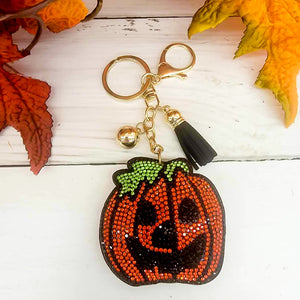 Spooky Season Bling Puffy Keychain