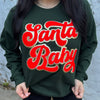 Santa Baby Patch Graphic Crewneck