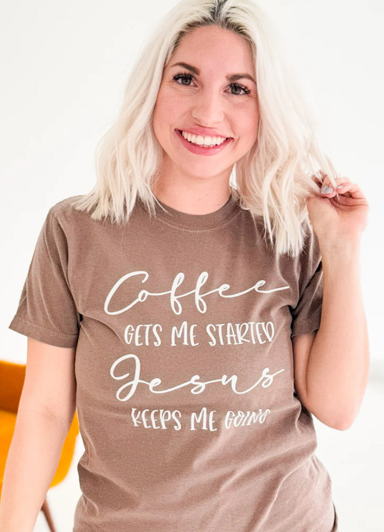 PREORDER Coffee & Jesus Comfort Colors Tee