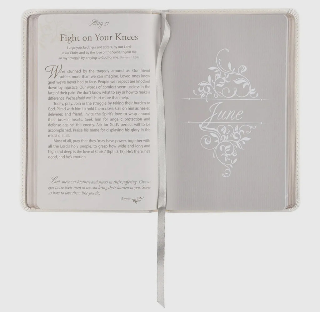 Devotional For Mr. & Mrs. White Faux Leather