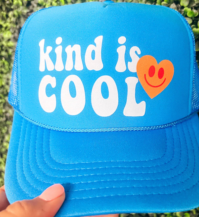 Kind is Cool Blue Trucker Hat