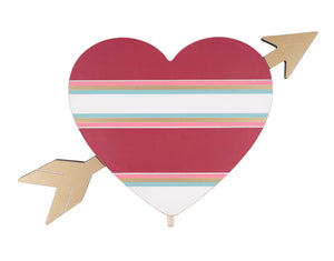 Heart with Arrow Topper for Wooden Stand/Welcome Board