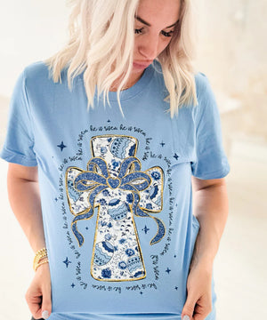 PREORDER Chinoiserie Cross Bella Canvas Tee