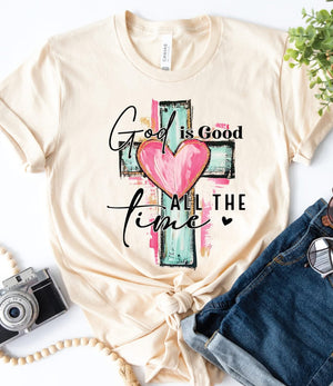 God is Good All the Time Bella Canvas Tee