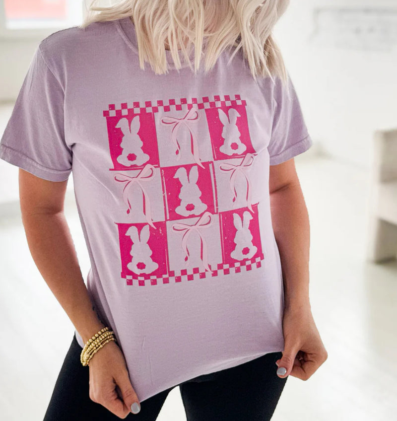 PREORDER Bunnies & Bows Comfort Colors Tee