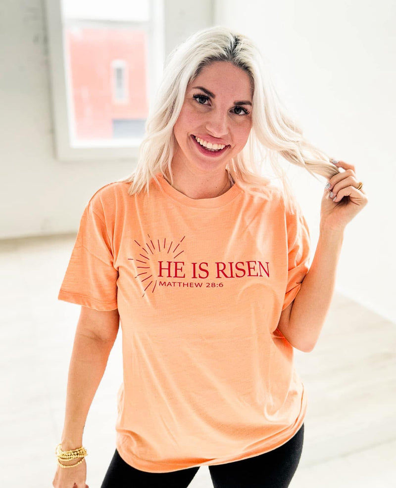 PREORDER He is Risen Matthew 28:6 Tee