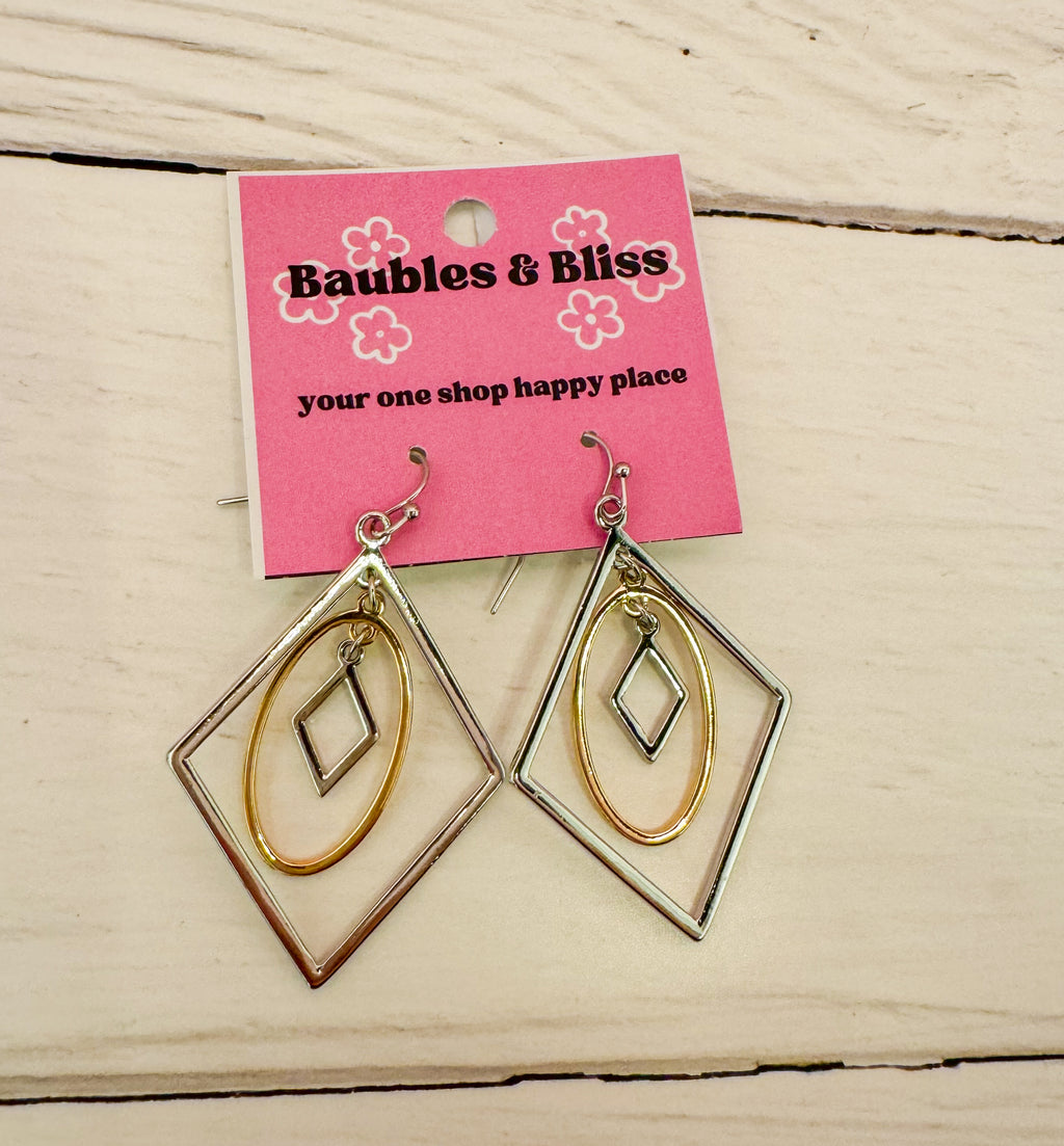 Mix It Up Mixed Shape Earrings