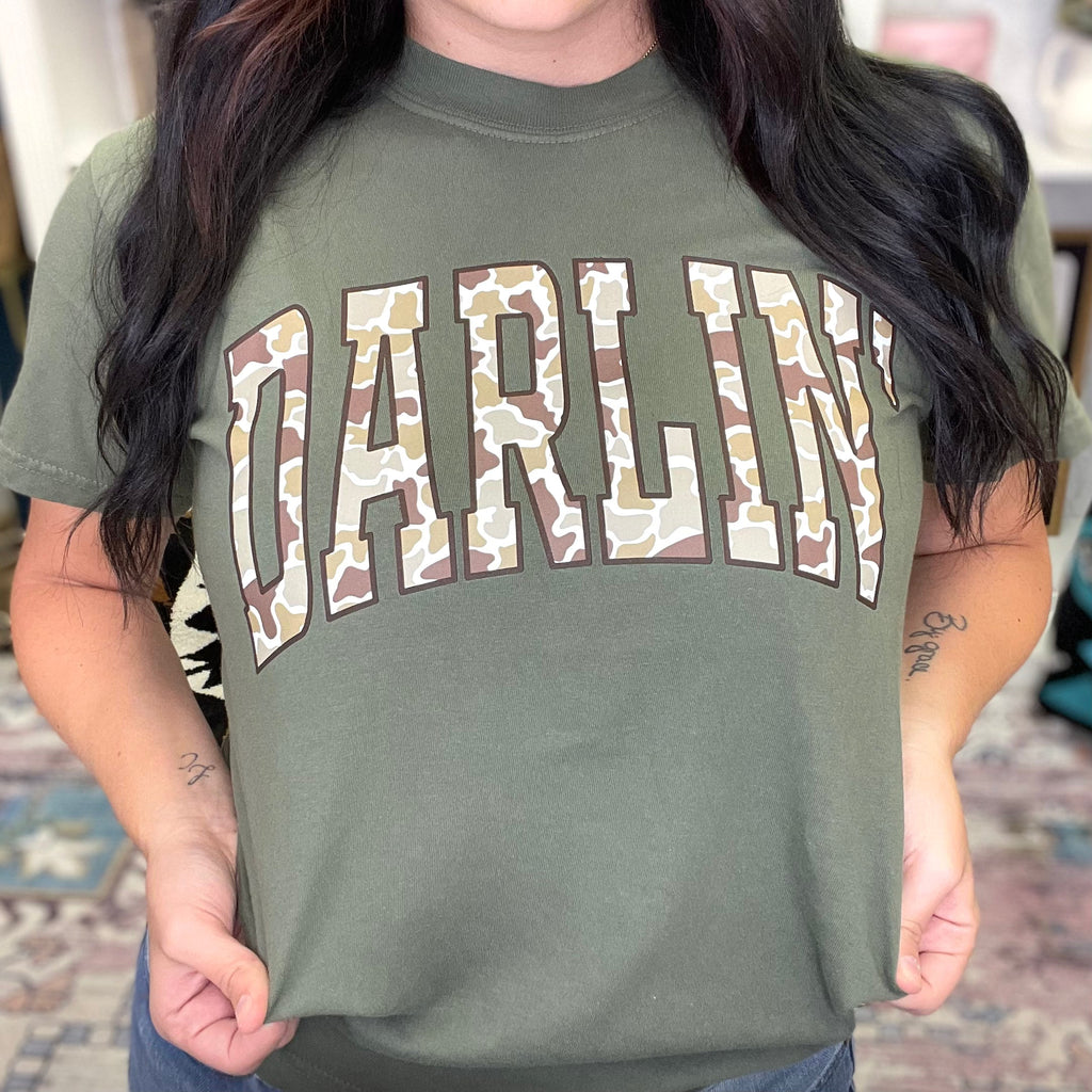Camo Darlin Graphic Tee