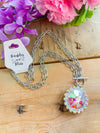 Steal The Spotlight Aurora Bling Pendant Toggle Necklace