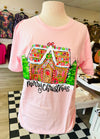 Callie Ann Gingerbread House Tee