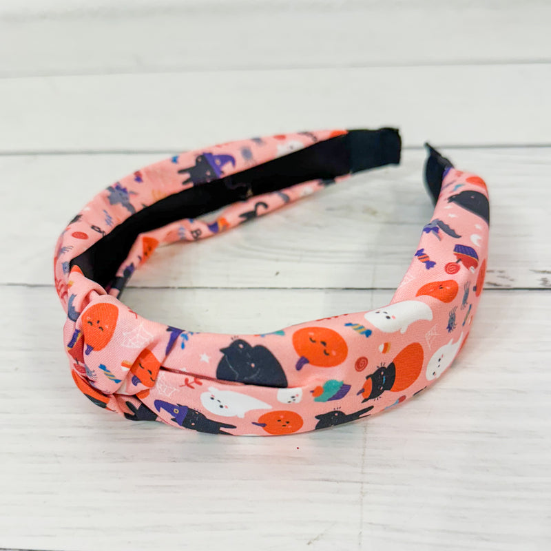 Pink-O-Ween Halloween Icon Headband