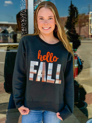 Hello Fall Applique Sweatshirt