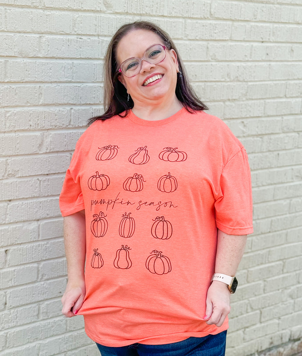 Pumpkin Season Orange Tee