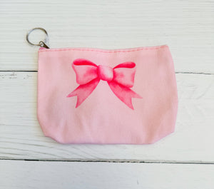 Bow Coin Purse Keychain