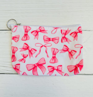 Bow Coin Purse Keychain