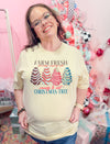 Farm Fresh Snack Cake Christmas Tree Tee