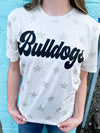 Bulldogs on Star Printed Tee