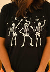 Dancing Skellies Black Tee