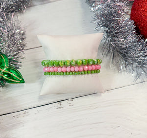 Pop of Christmas Bracelet Set of 3