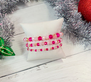 Pop of Christmas Bracelet Set of 3