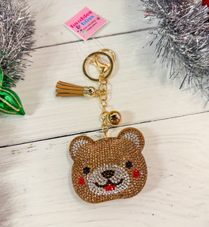 Girly Girl Puffy Bling Keychain Collection