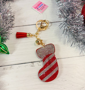 Christmas Puffy Bling Keychain