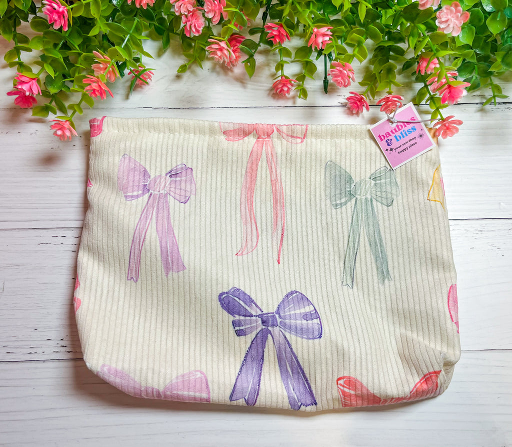 All About The Bows Cream Makeup Bag