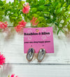 Crystal Nights Oval Bling Stud Earrings