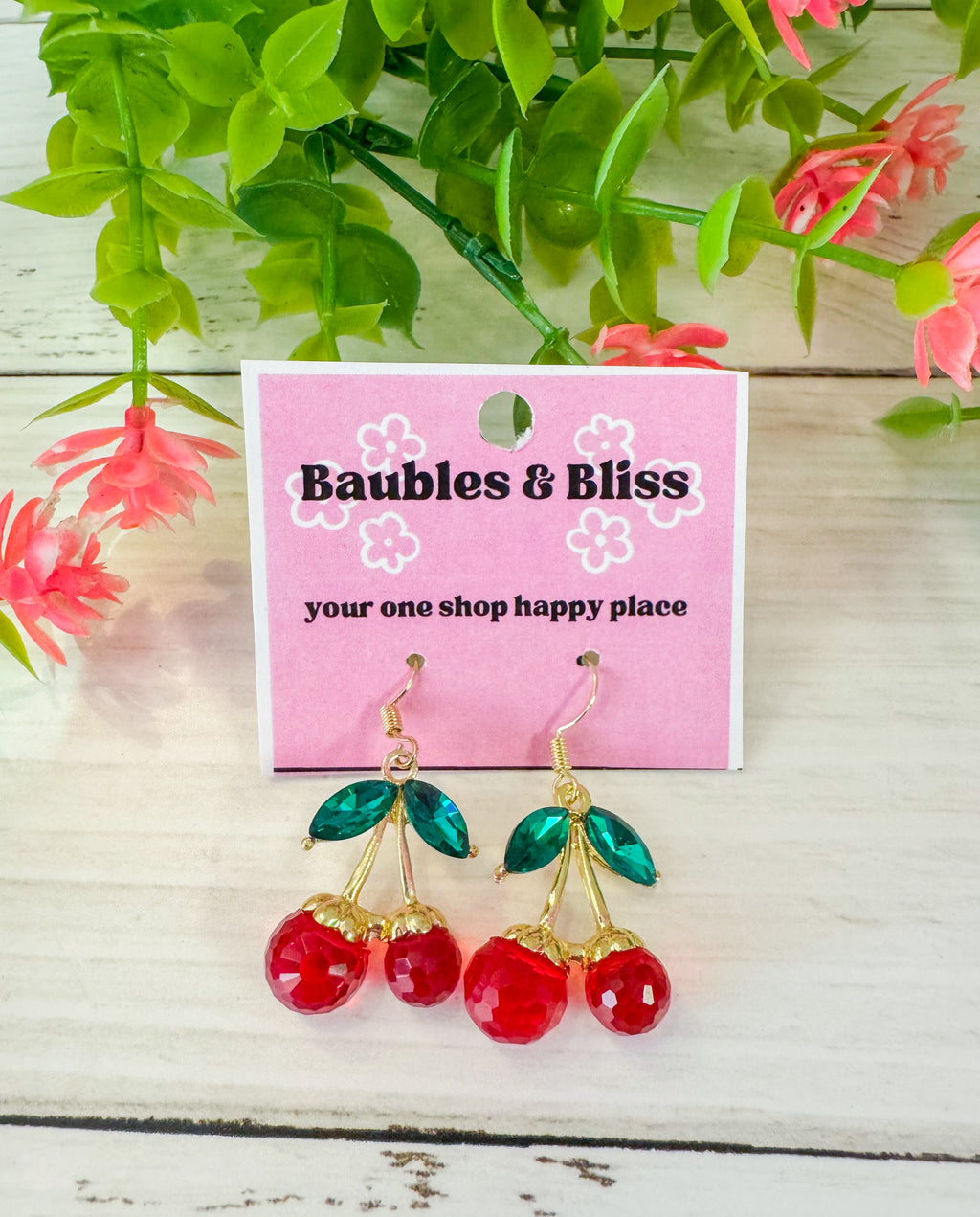 Cherry Bomb Dangle Earrings