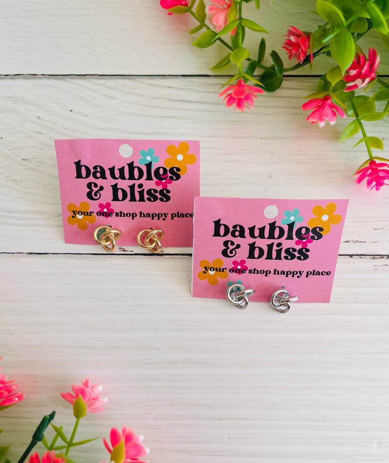Twist & Shout Knotted Stud Earrings