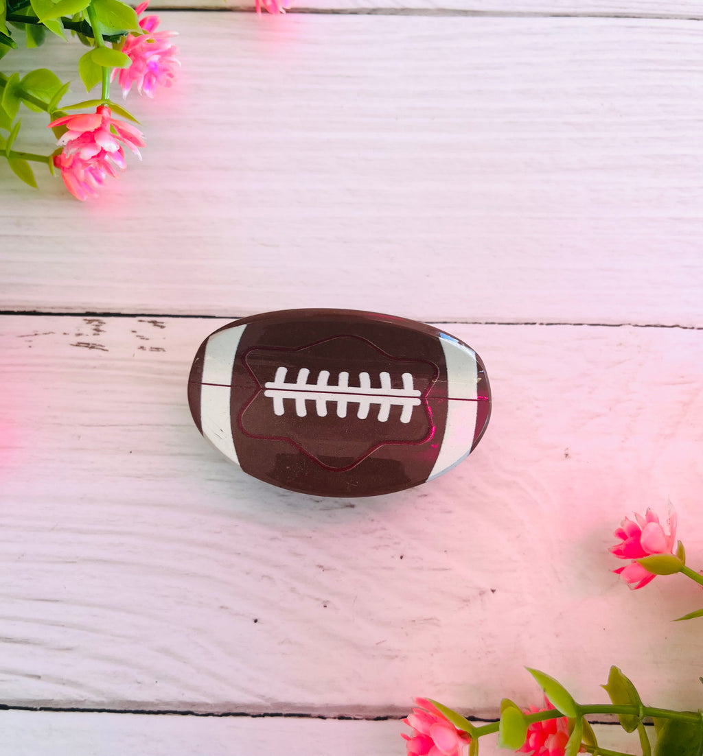 Football Hair Claw Clip