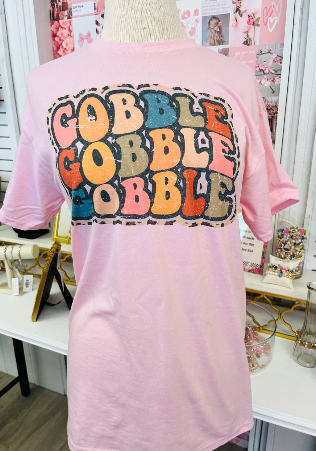 Gobble Pink Tee