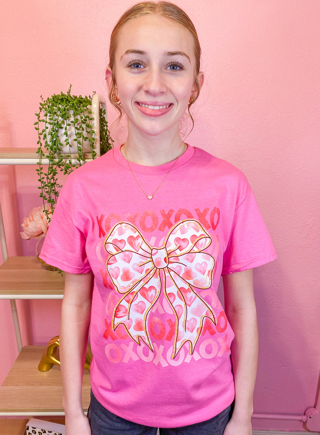 XOXO Heart Bow Tee