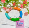 Brighten Up Colorful Tube Bead Stretch Bracelet