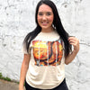 Boot Fall Sunset Graphic Tee