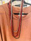 All About Autumn Beaded Layered Necklace