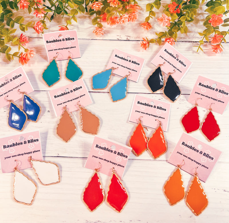 Feeling Happy Colorful Drop Earrings