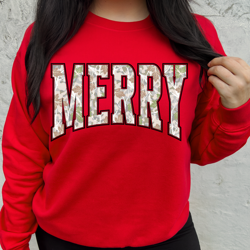 Merry Camo Graphic Tee *PINK FRIDAY*