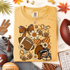 Floral Football Collage Graphic Tee