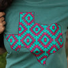 FestiviTees Women - Apparel - Shirts - T-Shirts Pink Aztec Texas Soft Graphic Tee