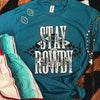 FestiviTees Women - Apparel - Shirts - T-Shirts Stay Rowdy Aztec Soft Graphic Tee