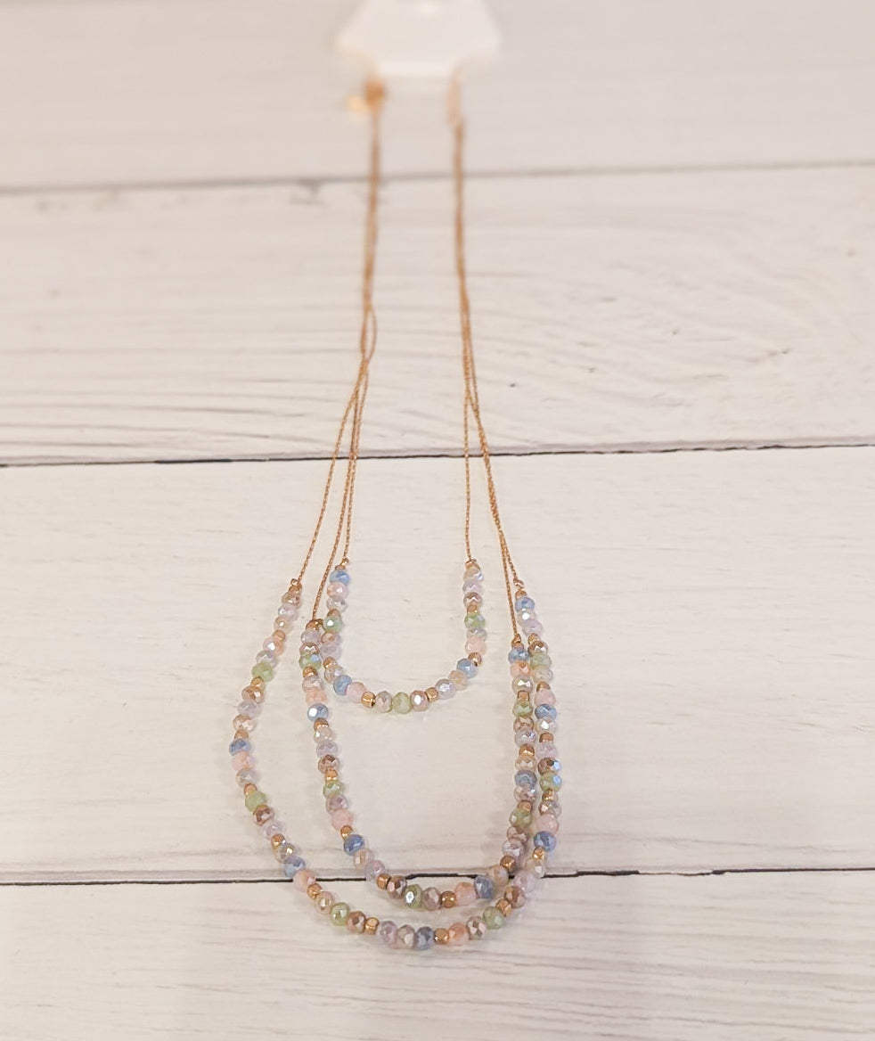 Spring Fever Layered Beaded Necklace