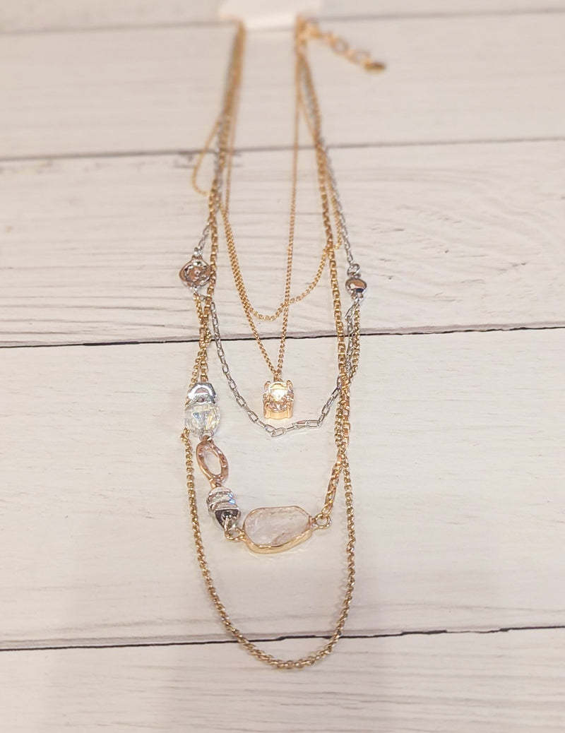 Layered in Style Multi Chain Necklace